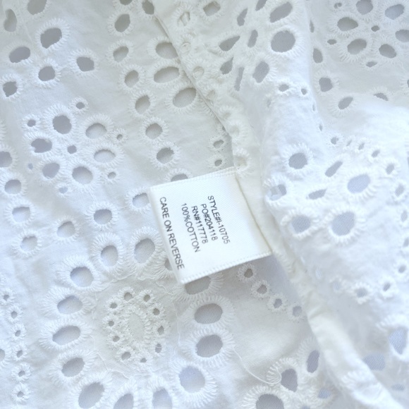 Lulus Brier White Eyelet Lace Tank Top - Picture 9 of 9